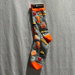 University of Illinois Fun Tailgate Socks